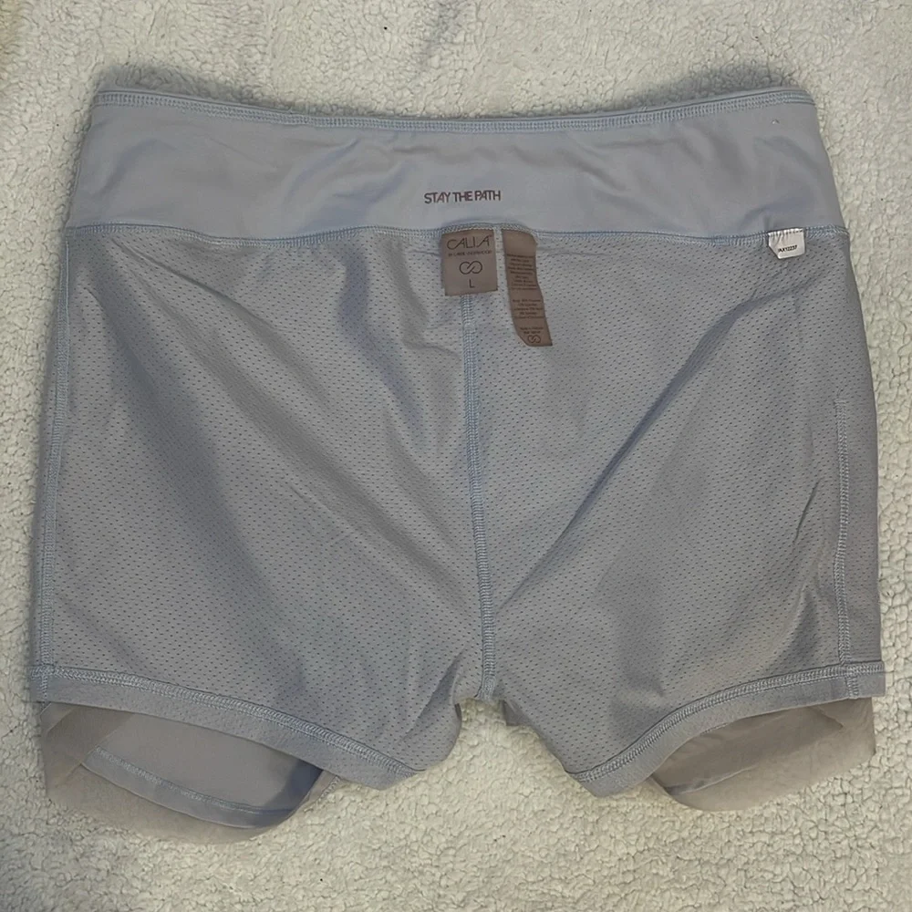Calia by Carrie Underwood Tulip Hem Skort | Gray | Size Large - Picture 7 of 12